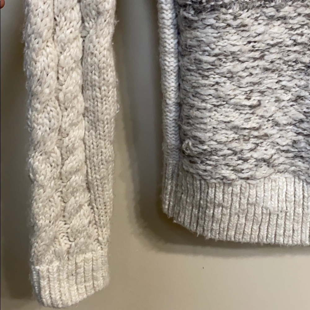 knit patchwork sweater - Picture 3 of 4
